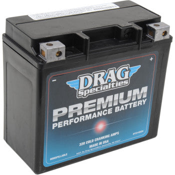 Battery: Premium sealed AGM; Big Dog, American IH, H-D: