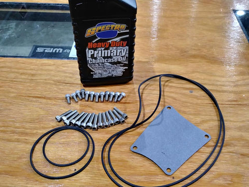 Primary cover service kit: '05-'10 Big Dog; Stainless Steel Hardware. Made in USA!