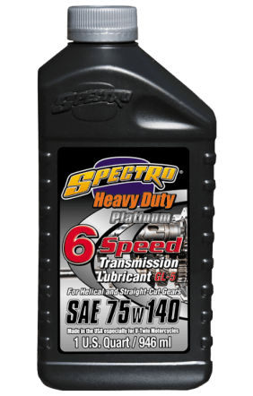 ( 6 qts ) Spectro Heavy Duty Platinum 75/140 6-speed Transmission Oil, 6 U.S qts: